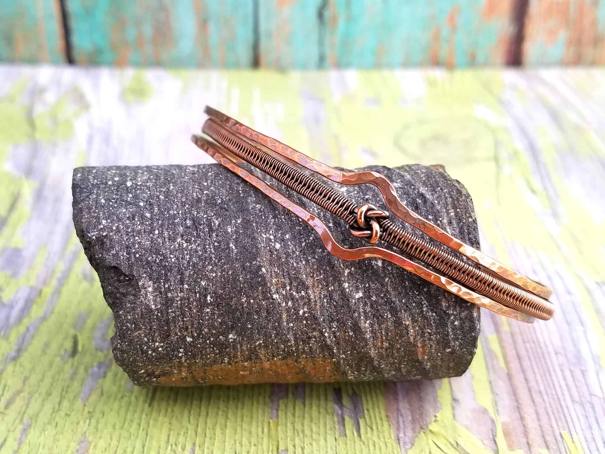 Lover’s Knot Stacked Bangle Wire Weave Tutorial