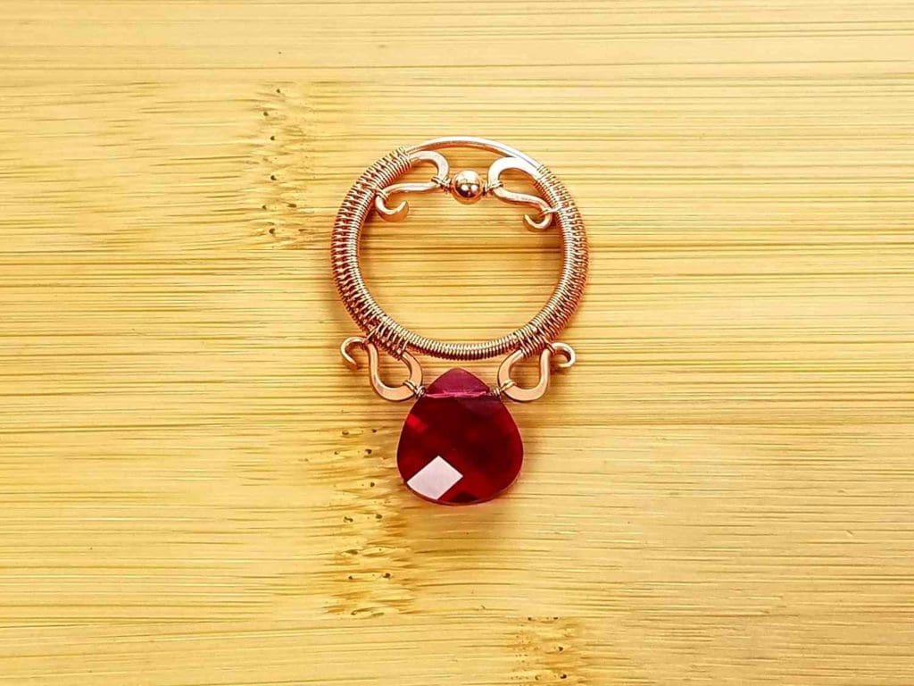 Your Rosewood Pendant is now complete and ready to finish with patina and a chain or cord of your choice.