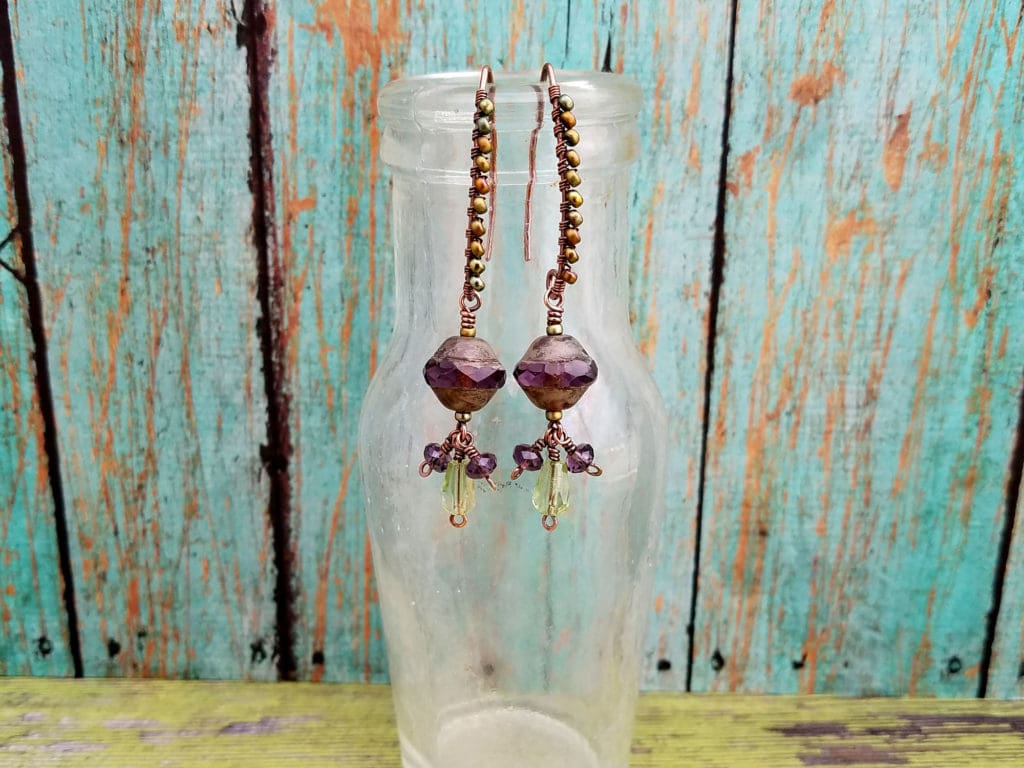 Make the Beaded Marquis Ear Wires - A free wire jewelry basics tutorial from Door 44 Studios - Cover Image