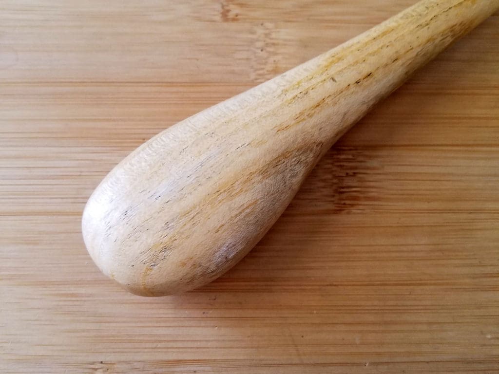 The end of the handle of a typical chasing hammer has a bulbous shape similar to the one shown in this image.