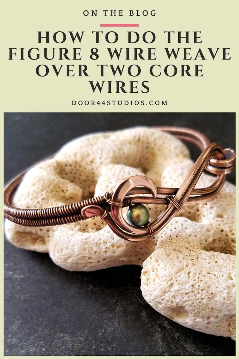 The Figure 8 Wire Weave is a staple among wire weavers. Learn the secrets to mastering this beautiful and functional wire weaving pattern in this free tutorial from Door 44 Studios. 