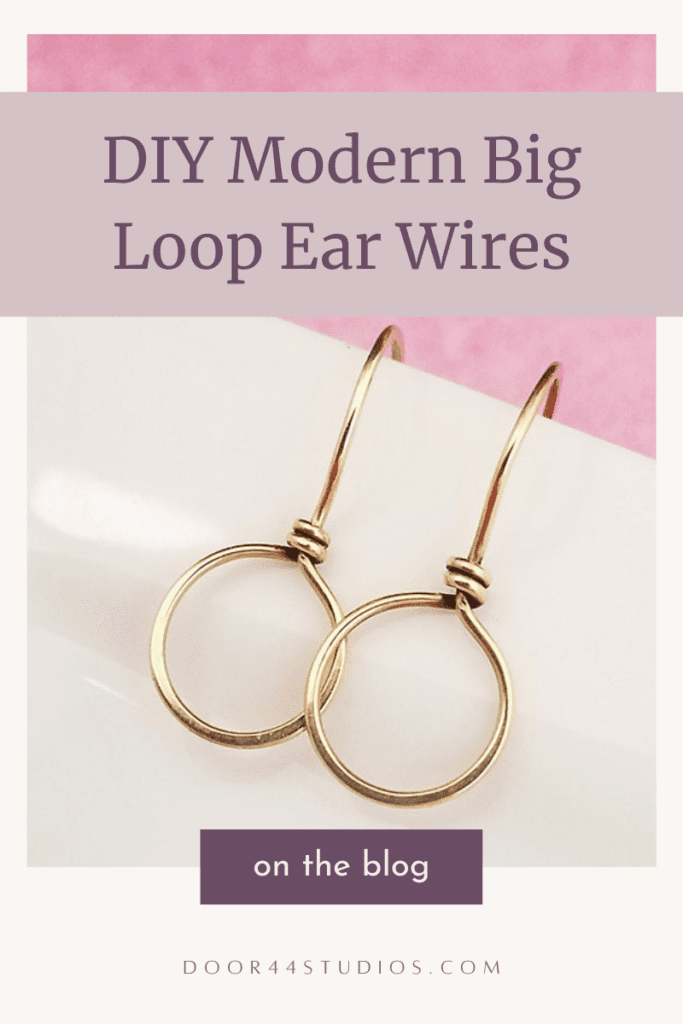 Modern Big Loop Ear Wires - Pin #8